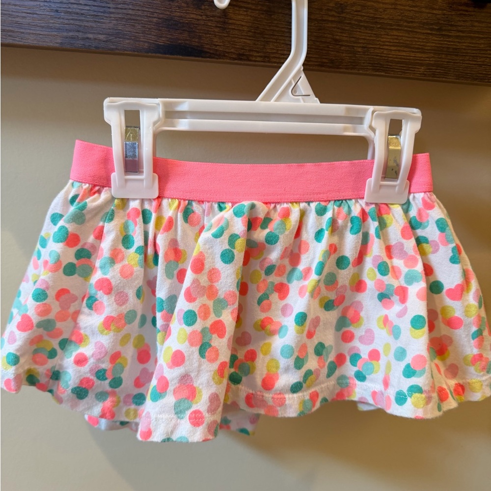 Jumping Beans Toddler Girls Polka Dot Skort Skirt Size 2T